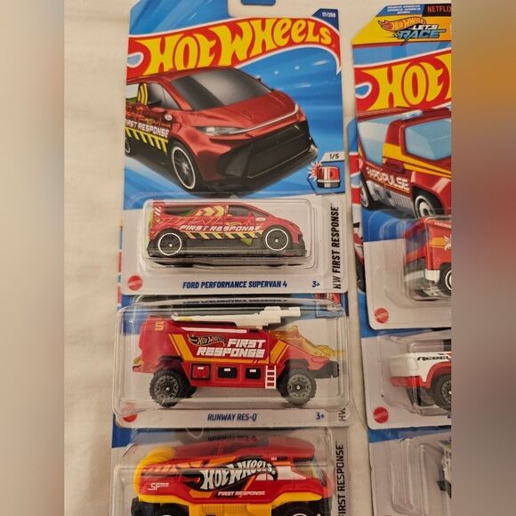 HotWheels First Response Set Of 6 Cars - Picture 2 of 5